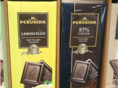 高檔車市場中的冒險的味道從Baci Perugina包括Limoncello巧克力