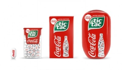 可口可樂Tic Tacs將在70個國家限時發售。費列羅在100多個國家銷售其標誌性的薄荷糖。圖片:費列羅集團