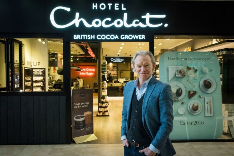 Angus Thirlwell是Hotel Chocolat的聯合創始人兼首席執行官。圖片:巧克力酒店
