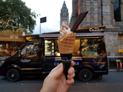 事實證明，巧克力酒店的冰淇淋深受顧客歡迎。圖片:巧克力酒店
