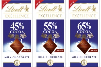 瑞士蓮表示，這款“高級牛奶”係列“在吸引牛奶巧克力消費者方麵發揮了重要作用”。圖片:瑞士蓮